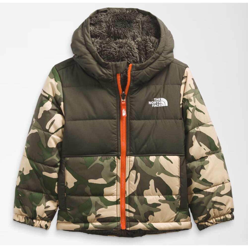 THE NORTH FACE Toddler Reversible Mount Chimbo Camo Jacket Size 4T
